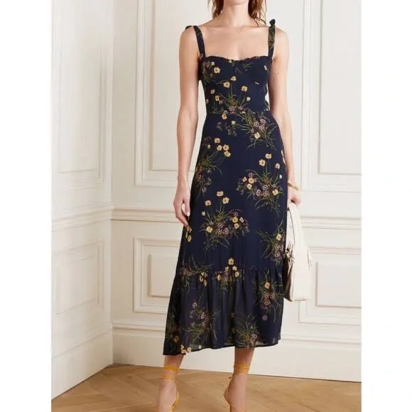 Reformation Nikita Dress in Mademoiselle